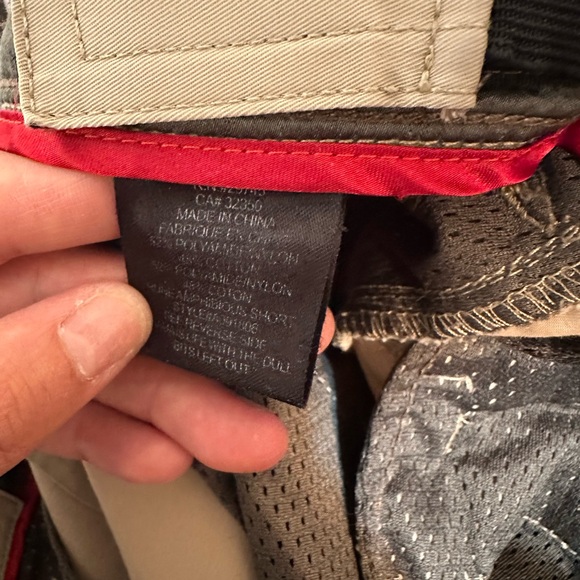 VOLCOM Amphibian Khaki Cargo Outdoor Hiking Athletic Shorts - Picture 6 of 11